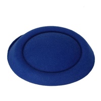 Toptan Çok Renkli Retro Hepburn Yünlü Küçük Silindir Şapka Başlığı İngiliz Hostes Görgü Kuralları Şapkası DIY Süsleme Tabanı 16cm
