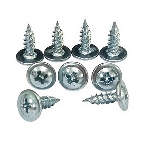 En stock al por mayor: Tornillos autorroscantes de acero inoxidable C1022 de rosca fina con cabeza tipo oblea y cabeza de perno para estructuras metálicas - Product Image 1