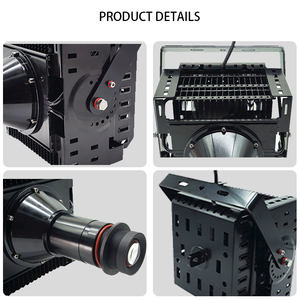 Qx công suất cao cảm biến công nghiệp chiếu ánh sáng trên cần cẩu cần cẩu cảnh báo an toàn logo hội thảo xe nâng gobo máy chiếu - Product Image 3