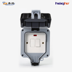 Heightz Outdoor Waterproof <b>Switch</b> Socket Box Ip66 220V With Cover For Wall Use - Product Image 3