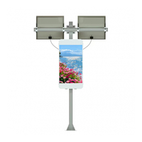 Pantalla Led YUYI, pantalla de poste de luz Solar, solución llave en mano de tipo F3-standard, pantalla LED de ahorro de energía de almacenamiento óptico para exteriores