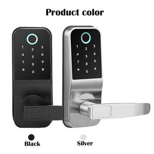 लोकप्रिय डिजाइन TTlock एप्लिकेशन बिजली फिंगरप्रिंट कार्ड कोड संयोजन स्मार्ट दरवाजा ताला जस्ता मिश्र धातु फिंगरप्रिंट दरवाज़ा बंद - Product Image 4