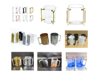 Tasse de lavage personnalisée en acrylique Judaica israélienne pour Shabbat, Pessa'h, Hanouka, Rosh Hashanah, Purim