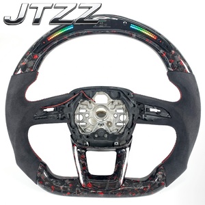 Volante de Fibra de Carbono Forjado con Pantalla LED e Indicador de RPM para <span class=keywords><strong>Audi</strong></span> <span class=keywords><strong>A3</strong></span> S3 RS3 8Y 2021-2025, Accesorios para Auto, Estilo Deportivo - Product Image 1