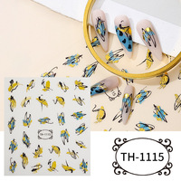 Autocollants 3D en relief pour ongles, style bijoux de luxe, fleurs 5D irisées, non toxiques, pour manucure DIY, vente en gros