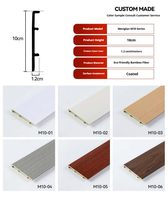 Plinthe murale de sous-sol en PVC, moulure de sol en caoutchouc vinyle UPVC
