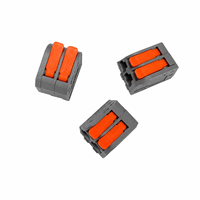 Connecteur rapide compact à levier pour fils conducteurs SZS-2604-2 2P Cuivre 250V pour éclairage LED, raccordement en ligne, connexion par poussée