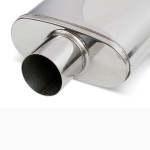 LT11256 <span class=keywords><strong>Silencieux</strong></span> d'échappement universel poli haute performance - Product Image 2