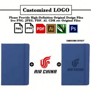 Wholesale Notebooks with Custom Logo A6 School Students Pu Leather Hardcover Journal Notebook for Promo Business Gift <b>Note</b> <b>Book</b> - Product Image 2