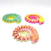 Produits imprimés créatifs en 3d Statue de squelette de dragon Ornement populaire de haute qualité pour les services de fabrication d'idées cadeaux