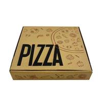 Caja para Pizza Cuadrada Personalizada, Biodegradable, Ecológica, Desechable, Impermeable, Resistente a la Grasa, con Laminado Mate, de Cartón Blanco, de 10 a 14 Pulgadas