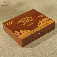 Boîte cadeau et soins de santé en bois de noyer personnalisée emballage en bois de bois et MDF pour le stockage pour cosmétiques artisanat nourriture chocolat