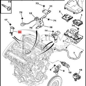 OE 1920HE 9648620580 Nockenwellen-Dephaser-Magnetventil Citroen C5 C6 Peugeot 407 607 <span class=keywords><strong>3</strong></span>.0 V6 (Marke Delp) - Product Image 5