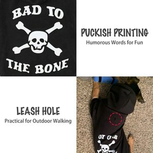 Sudadera con Capucha para Perro Otoño Invierno, Disfraz de Esqueleto, Ropa Cálida para Mascotas con Forro Polar para Gatos, Diseño Sólido, Hecho en China - Product Image 3