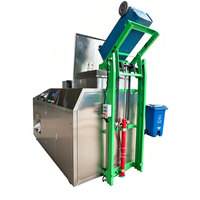 Broyeur de déchets alimentaires commercial, machine à fabriquer de l'engrais composté, 500 kg/jour
