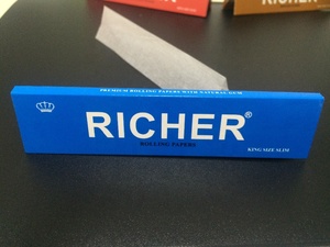 Papiers à rouler Richer King Size Slim bleus – Accessoire de fumeur de type basique - Product Image 5