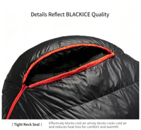 Vente directe usine – Couverture matelassée hydrophobe en duvet de canard blanc 90 % pour hiver et automne, sac de couchage type momie chaud
