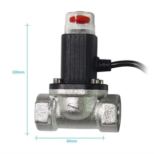 Vente de liquidation B2B COVNA – Électrovanne d'arrêt d'urgence G1/2 pouce 2 voies 12 V CC normalement fermée pour GPL et gaz naturel - Product Image 3