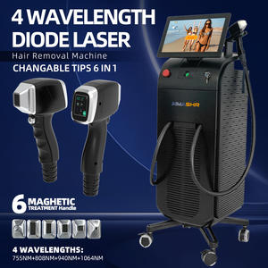 Promotion de réduction de 30% - Système d'épilation au laser à diode <span class=keywords><strong>professionnel</strong></span> 1200W - 3 longueurs d'onde (755/808/1064nm) - Contrôle par écran tactile - Product Image 1