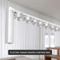 Personnalisez Votre Propre Rideau Moderne pour Plafond Haut avec Motif de Rideau pour Fenêtre de Salon