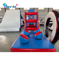 Nouvel ensemble d'équipements gonflables Ninja Warrior pour parc de trampolines, parcours d'obstacles gonflable commercial pour adultes et enfants