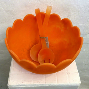 Bol à fruits en résine perlée de luxe avec finition scintillante discrète pour salles à manger élégantes, hôtels de charme et maisons contemporaines - Product Image 1