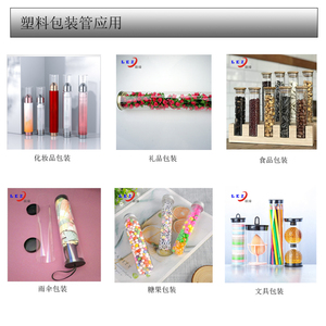 Tubes d'emballage en plastique PC PETG transparents réutilisables, longueur personnalisable, cylindre de rangement transparent - Product Image 6