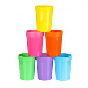 Gobelets d'été réutilisables en plastique rigide de conception classique avec paillettes, couvercles et pailles, anti-fuite pour l'eau froide, sans BPA, pour les fêtes - Product Image 6