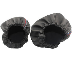 Funda Protectora para Palanca de Cambios de Coche, Negra, de Poliéster, Compatible con BMW Serie 3 - Product Image 1