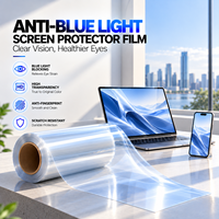 Filter Layar Privasi 2 Arah untuk Monitor Meja Anti-Spy Anti-Silau Pelindung Layar PET 21,5 Inci 23,8 Inci 27 Inci