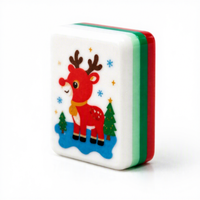 Ensemble de Mahjong Américain Festif de Noël, 160 Tuiles, Motif Casse-Noisette, Mahjong en Acrylique Gravé Personnalisé pour Club Social