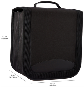 <span class=keywords><strong>Amazon</strong></span> Basics Rose Polyester ABS CD/<span class=keywords><strong>DVD</strong></span> <span class=keywords><strong>Portable</strong></span> Storage Folder 400 Capacity Visor Organizer Modern Style Car Pliable 12 +. - Product Image 6