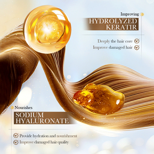 SADOER Crème nourrissante à l'huile de coco Masque capillaire réparateur hydratant lissant pour tous types de cheveux - Product Image 4