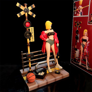 Jouets en résine PVC personnalisés de haute qualité, Action et jouet 38cm, posture debout, <span class=keywords><strong>Sexy</strong></span>, scène de fille, figurines anime <span class=keywords><strong>DBZ</strong></span> Android 18 - Product Image 3