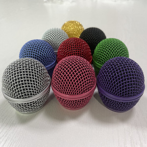 Metal Mesh Ball <strong>Head</strong> <strong>Mic</strong> for Microphone SM58 Accessories Replacement - Product Image 2