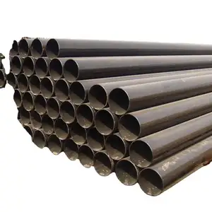 La migliore vendita laminata a freddo del tubo rotondo in acciaio al carbonio nero con il prezzo basso