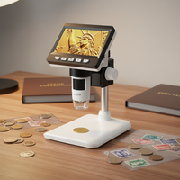 1000X Magnification Industrial Digital Microscope for PCB Board Inspection with Image Storage and Measurement Microscope
