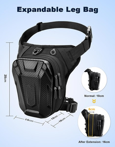 Bolsa de pierna extensible, bolsa de pierna <span class=keywords><strong>para</strong></span> motocicleta, <span class=keywords><strong>riñonera</strong></span> <span class=keywords><strong>para</strong></span> pierna <span class=keywords><strong>para</strong></span> bicicleta de carreras, ciclismo, equitación, senderismo, Camping, pesca - Product Image 3