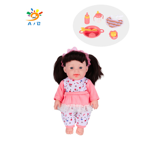 Muñeca <span class=keywords><strong>Reborn</strong></span> AJB de 13 Pulgadas para Niñas, Bebé Recién Nacido, Carrito, Cuerpo Completo Sólido de Silicona de 13 Pulgadas, Biberón, Juguete de Moda para Casa de Muñecas - Product Image 1