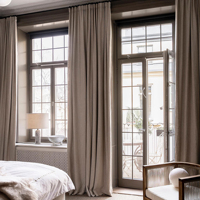 Hall Porte Drapé Doux Voilage Salon Décor Gardinen Texture Solide Salon Tulle Rideaux pour Fenêtres Sheer