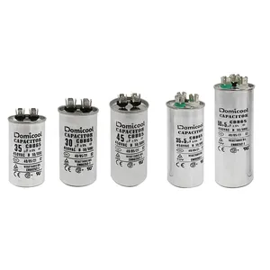 Domi Cbb65 Dc Dual Capacitor 15UF/35UF 450vac/500vac Fordual Run Capacitor Film