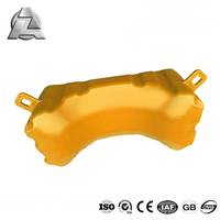 Sistema flotante HDPE modular de alta calidad bloque de color naranja pontón en forma de U