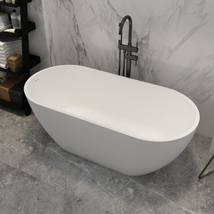 Diseño moderno Popular Europeo Independiente 1,3 m a 1,8 m Bañera de piedra artificial de remojo Durable para uso doméstico/hotelero - Product Image 1