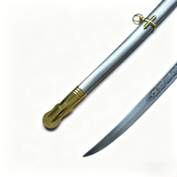 Épée de cérémonie/épée de commandement populaire de 60 cm et 0,5 kg pour officier du Corps des Marines, idéale pour collection ou cosplay