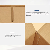 Boîte en carton ondulé personnalisée, logo imprimé, écologique, 3 couches, 5 couches, emballage cadeau, emballage robuste, boîte en papier pour expédition