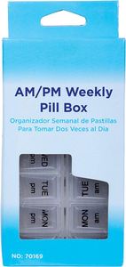 Organizador Semanal de Pastillas, Dispensador Inteligente de 2 Tomas Diarias, Bonito Estuche Portátil a Prueba de Niños, Contenedor de Pastillas - Product Image 3