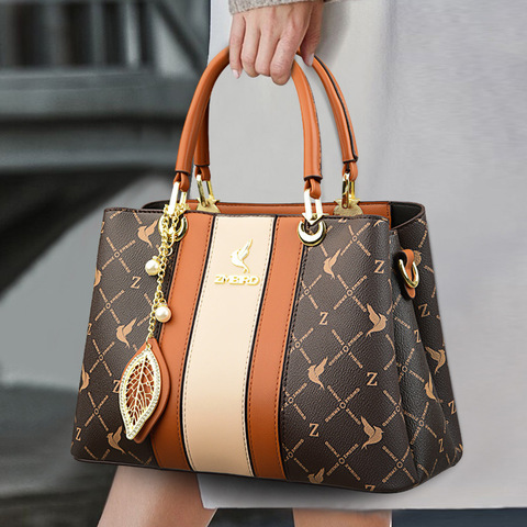 High Quality Crossbody Bags for Women High Quality Designer Ladies Handbag Soft PU Leather Casual Tote Bag