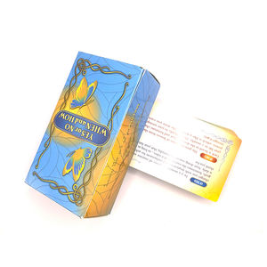 Barajas de cartas de <span class=keywords><strong>Tarot</strong></span> personalizadas SÍ o <span class=keywords><strong>NO</strong></span> CUANDO y CÓMO Juego de cartas 78 piezas Tarjetas con caja colorida - Product Image 1