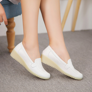 Zapatos para <span class=keywords><strong>Mujer</strong></span>, con Amortiguación de Aire, Suela Suave, Cómodos, Transpirables, Antideslizantes, Plataforma, Tacón Oculto, Zapatos Médicos para Primavera y Verano - Product Image 1