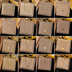 Gold Plated Emerald Cut Oval Pendant Necklace With Lab Created Stone Classic Style For Daily Wear Unisex Jewelry 18 Inches - Product Image 5